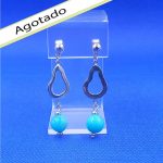 Aretes-Obsidiana-Negro